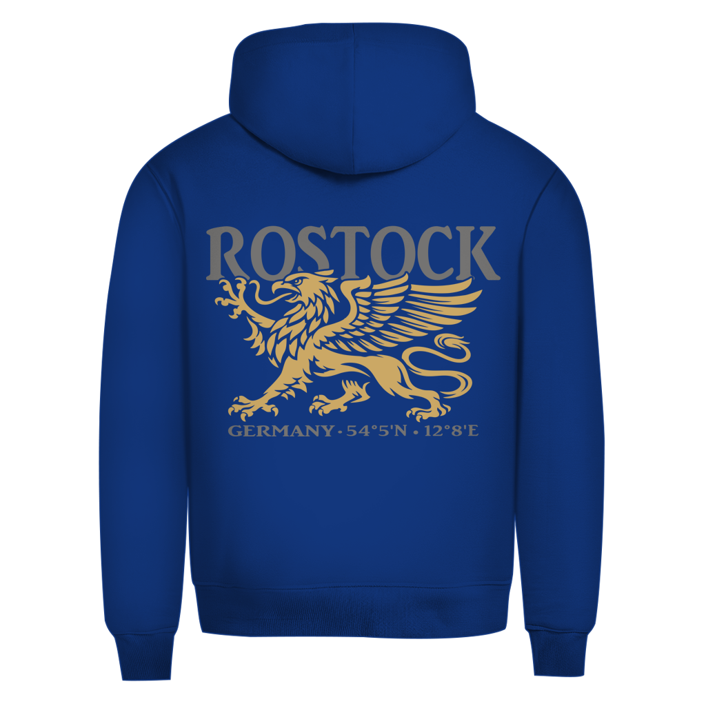 Hoodie Herren "Rostock Greif" #438 - beidseitiger Druck
