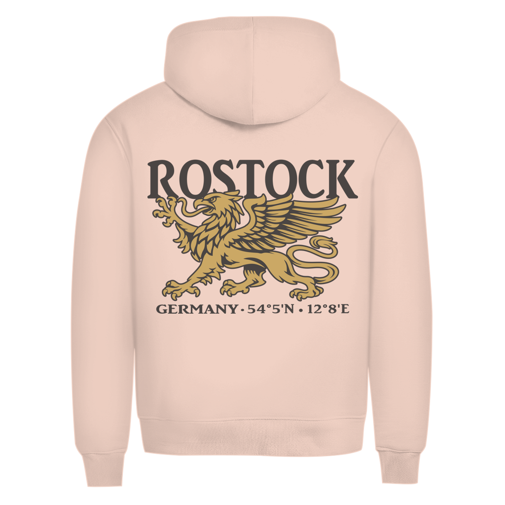 Hoodie Herren "Rostock Greif" #438 - beidseitiger Druck