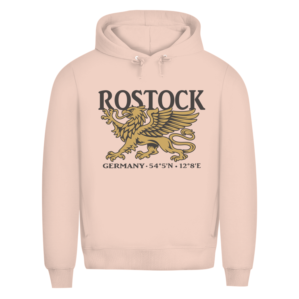 Hoodie Herren "Rostock Greif" #438 - beidseitiger Druck