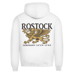 Hoodie Herren "Rostock Greif" #438 - beidseitiger Druck