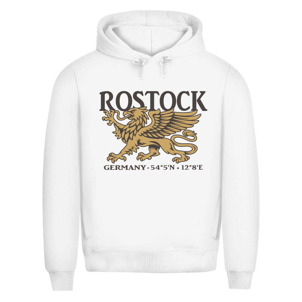 Hoodie Herren "Rostock Greif" #438 - beidseitiger Druck
