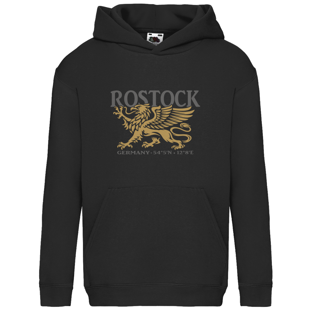 Hoodie Kinder "Rostock Greif" #438 - beidseitiger Druck