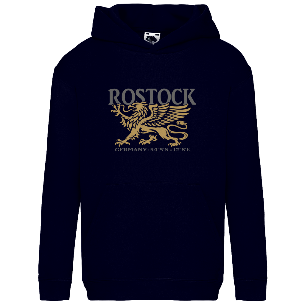 Hoodie Kinder "Rostock Greif" #438 - beidseitiger Druck
