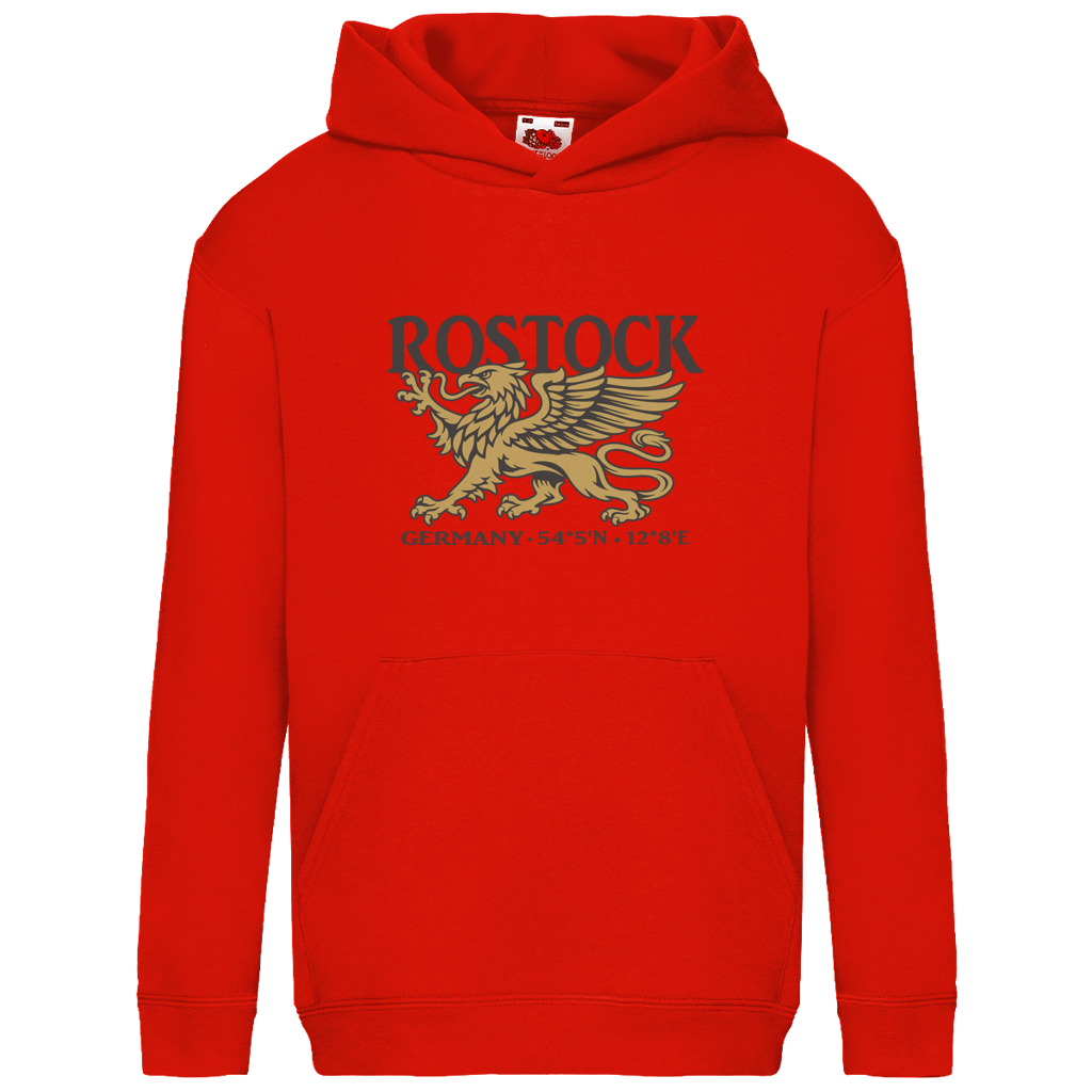 Hoodie Kinder "Rostock Greif" #438 - beidseitiger Druck