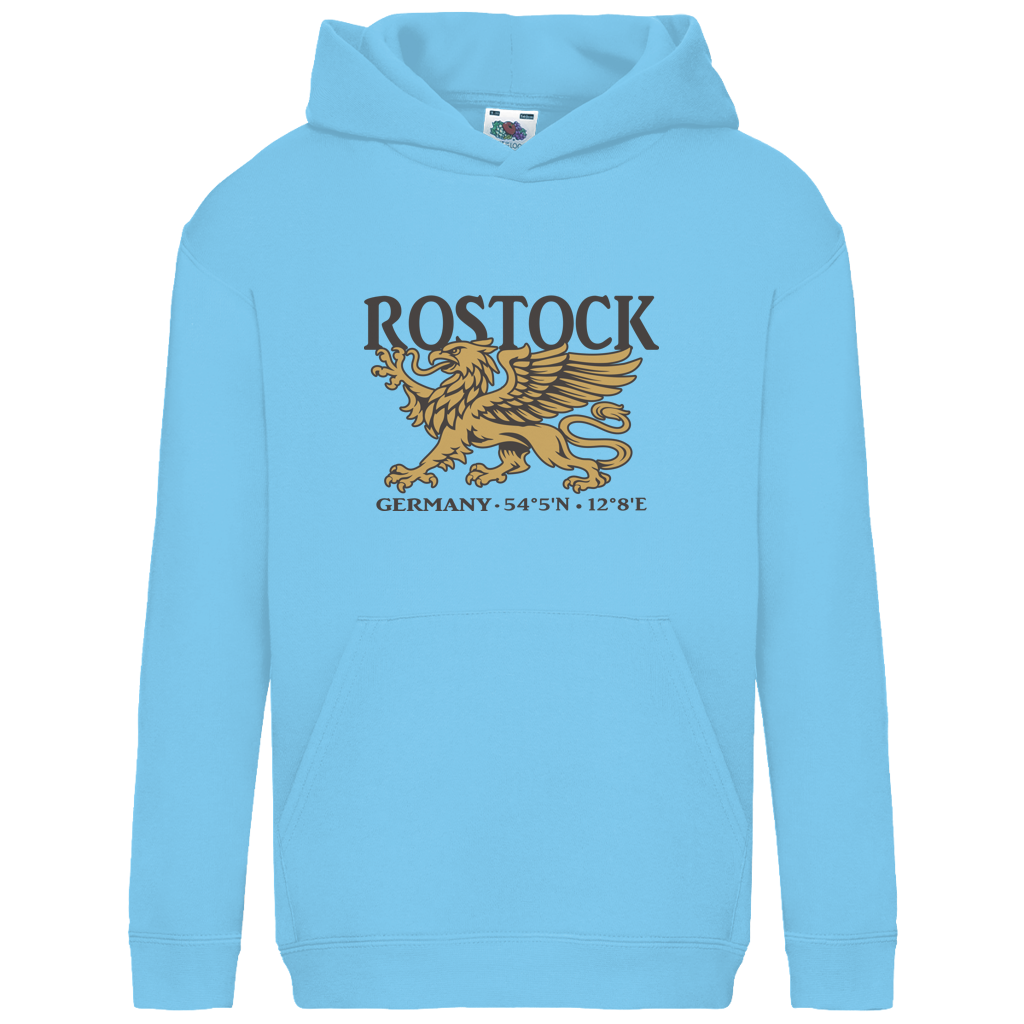 Hoodie Kinder "Rostock Greif" #438 - beidseitiger Druck
