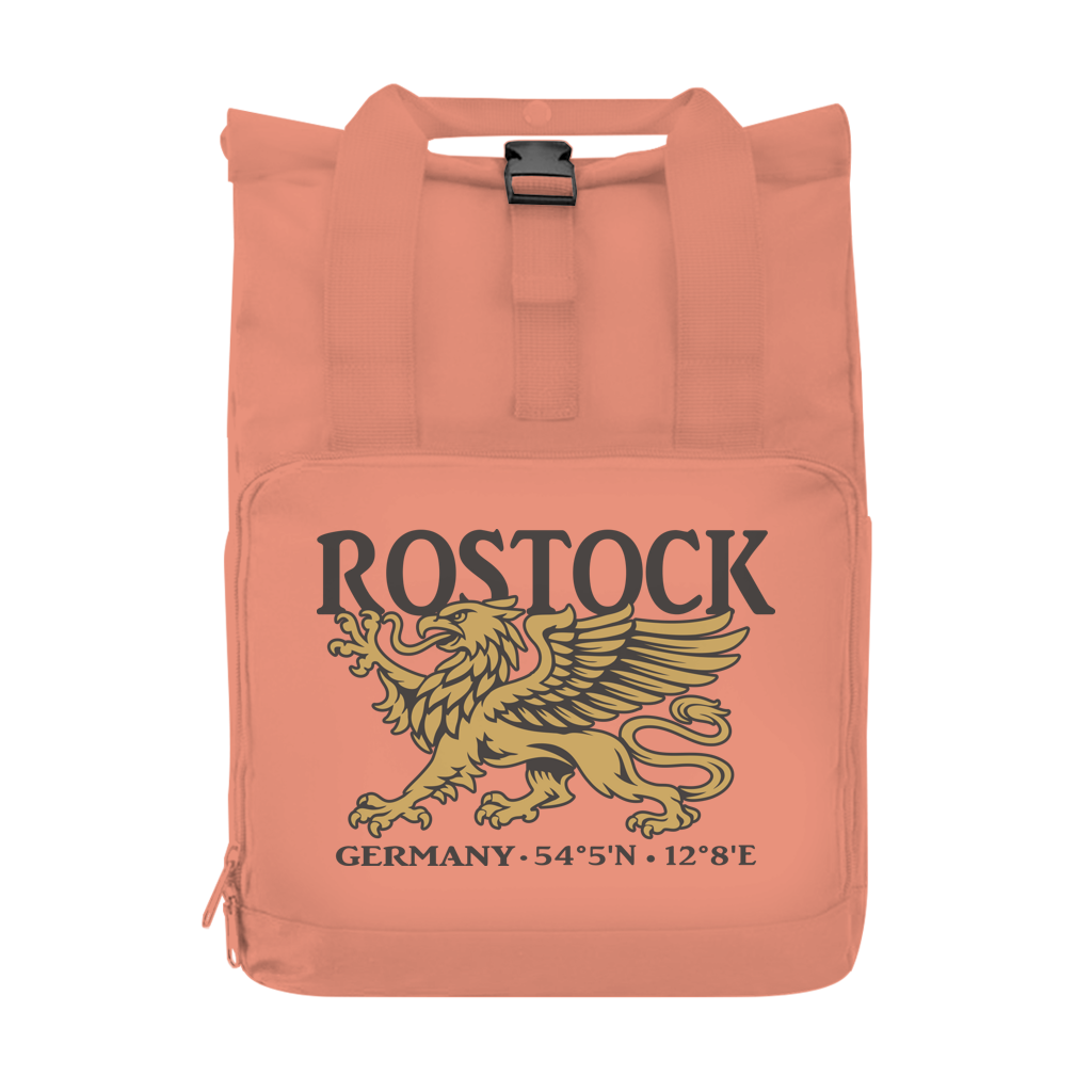 Rucksack mit Seitentasche  "Rostock Greif" #438 Gr. S