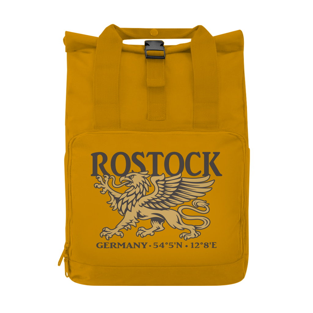 Rucksack mit Seitentasche  "Rostock Greif" #438 Gr. S