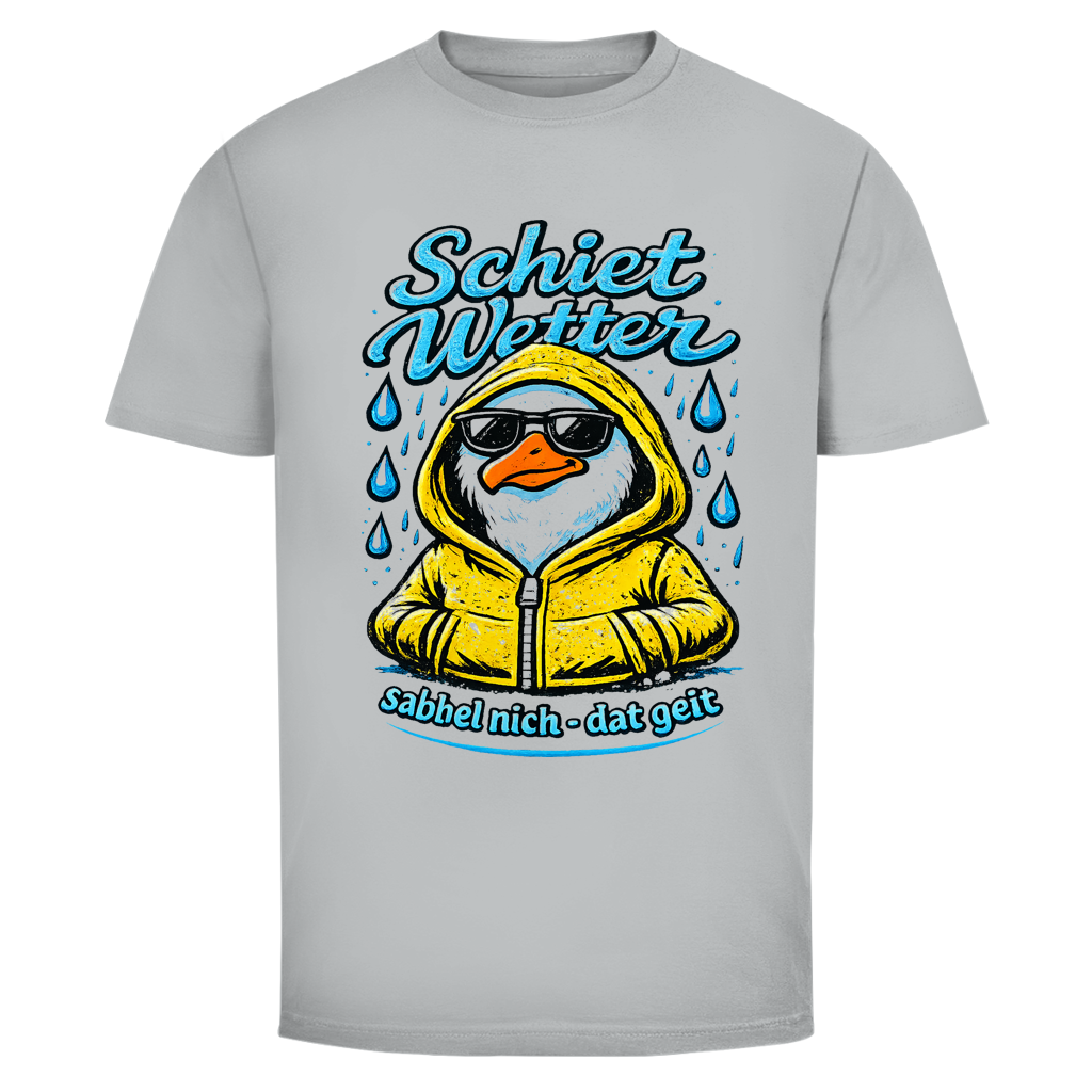 T-Shirt unisex "Schietwetter" #528- einseitiger Druck