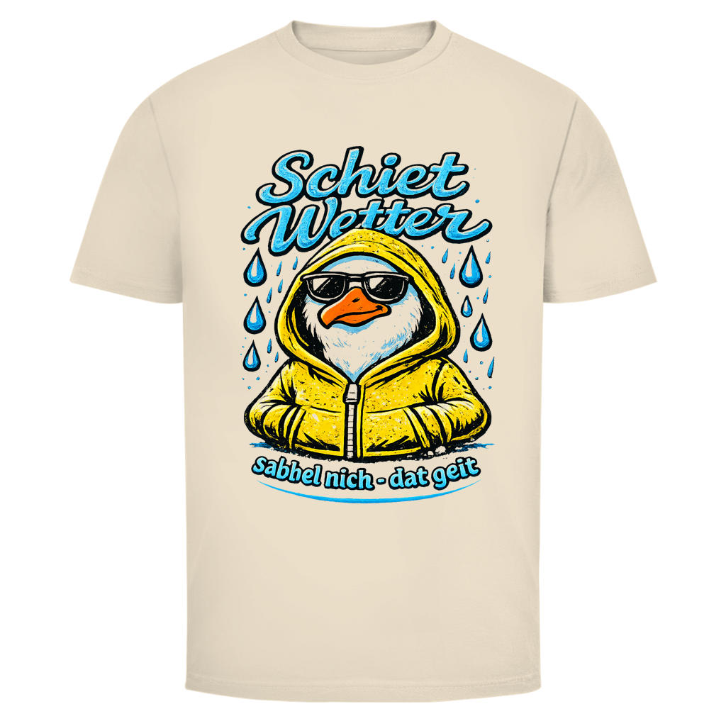 T-Shirt unisex "Schietwetter" #528- einseitiger Druck