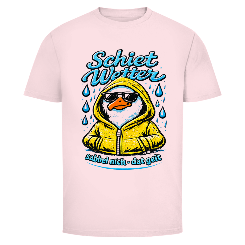 T-Shirt unisex "Schietwetter" #528- einseitiger Druck
