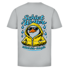 T-Shirt unisex "Schietwetter" #528 - beidseitiger Druck