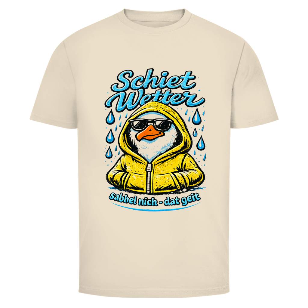T-Shirt unisex "Schietwetter" #528 - beidseitiger Druck