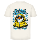 T-Shirt unisex "Schietwetter" #528 - beidseitiger Druck