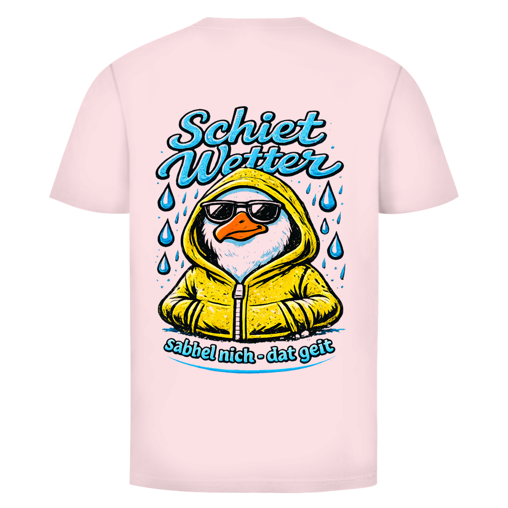 T-Shirt unisex "Schietwetter" #528 - beidseitiger Druck