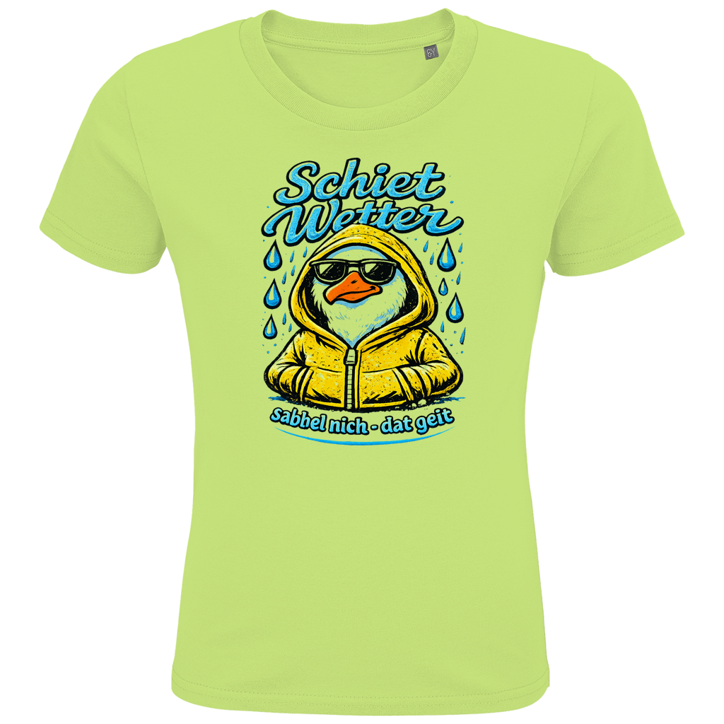 T-Shirt Kinder  "Schietwetter" #528 - einseitiger Druck