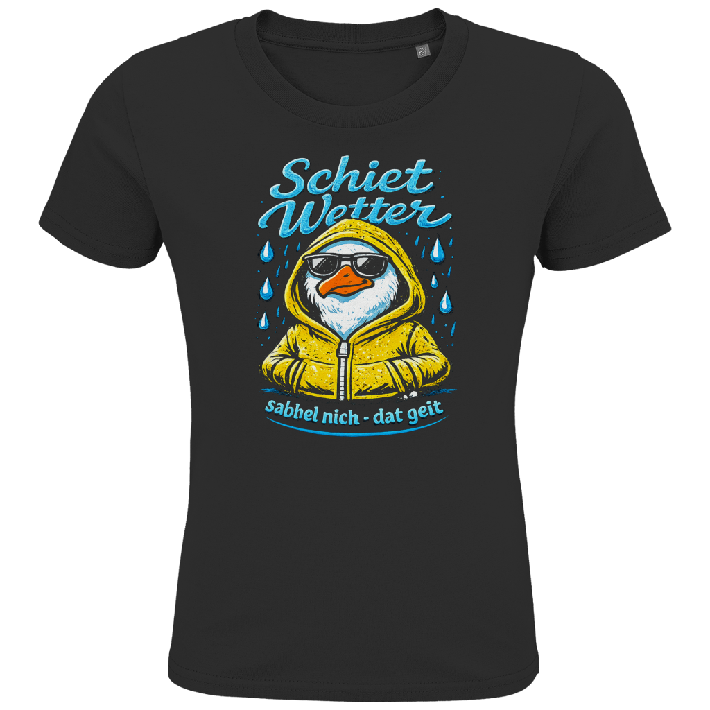 T-Shirt Kinder  "Schietwetter" #528 - einseitiger Druck