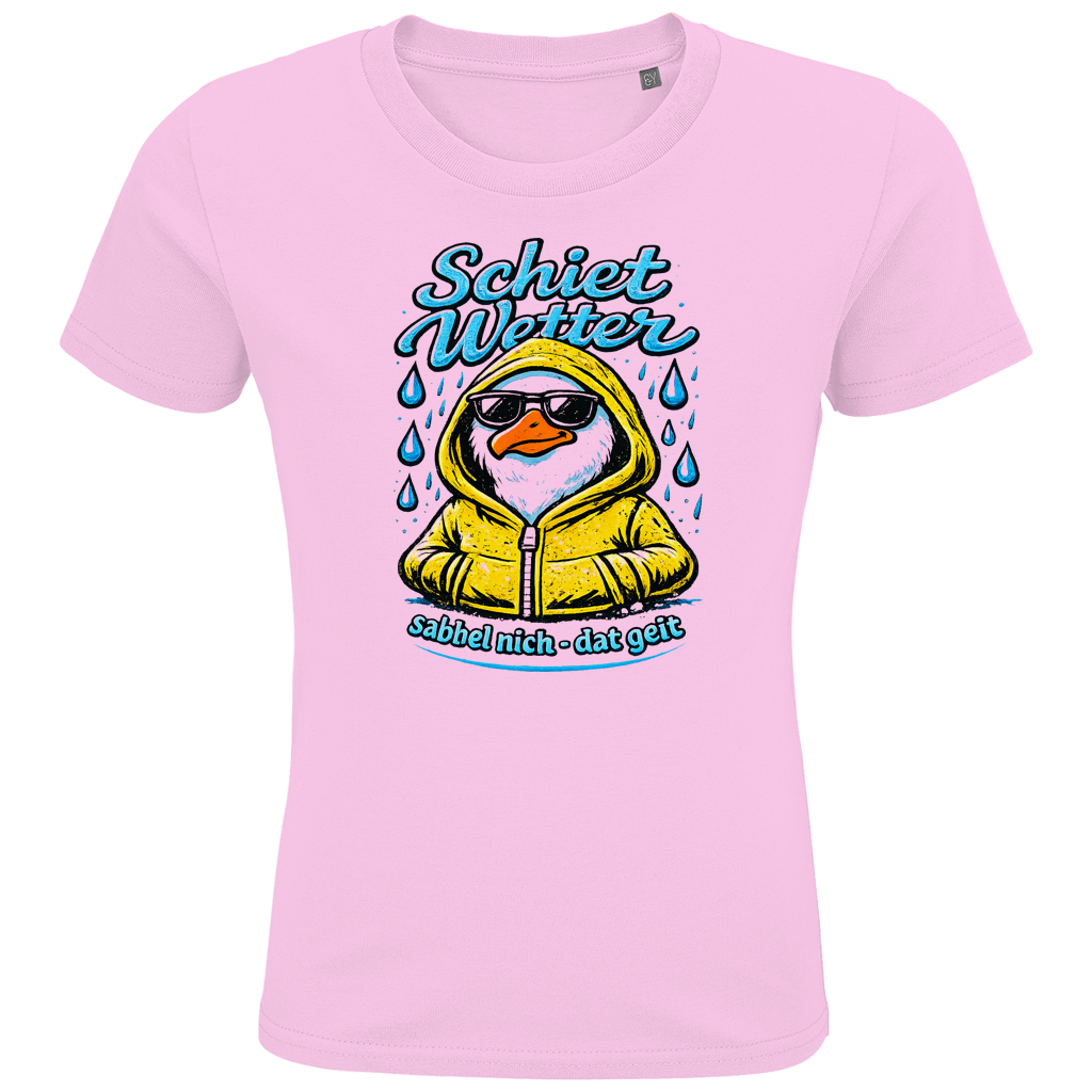 T-Shirt Kinder  "Schietwetter" #528 - einseitiger Druck