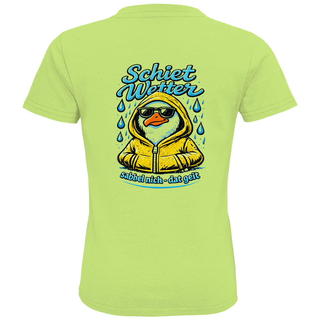 T-Shirt Kinder "Schietwetter" #528 - beidseitiger Druck