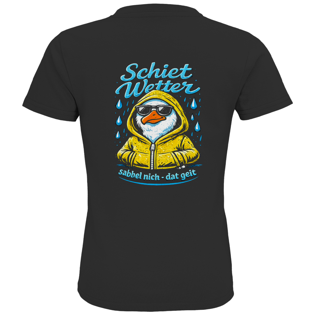 T-Shirt Kinder "Schietwetter" #528 - beidseitiger Druck