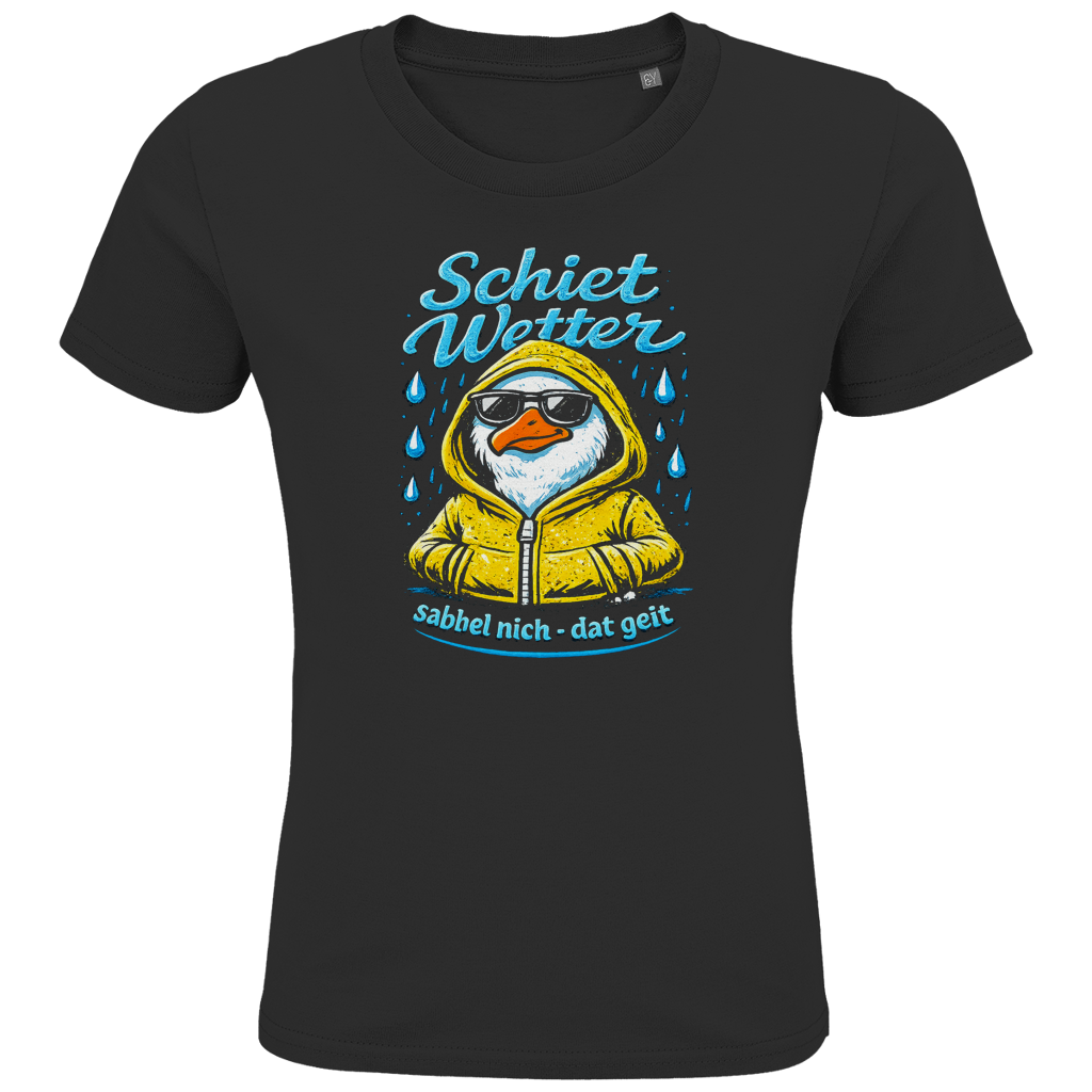 T-Shirt Kinder "Schietwetter" #528 - beidseitiger Druck