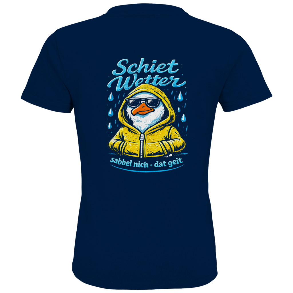 T-Shirt Kinder "Schietwetter" #528 - beidseitiger Druck