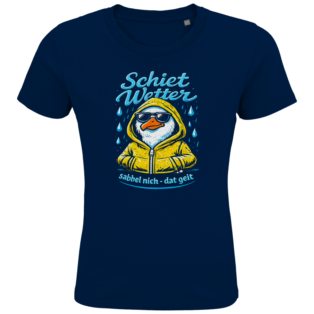 T-Shirt Kinder "Schietwetter" #528 - beidseitiger Druck