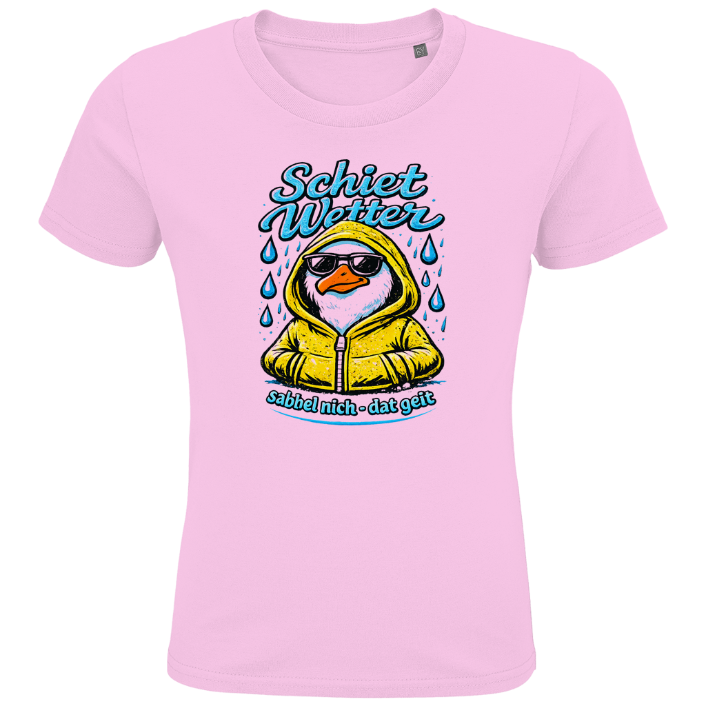 T-Shirt Kinder "Schietwetter" #528 - beidseitiger Druck