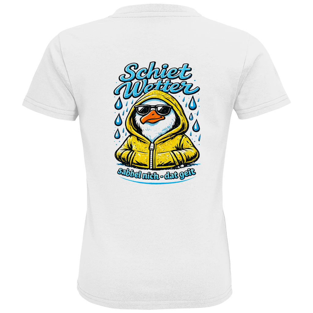 T-Shirt Kinder "Schietwetter" #528 - beidseitiger Druck