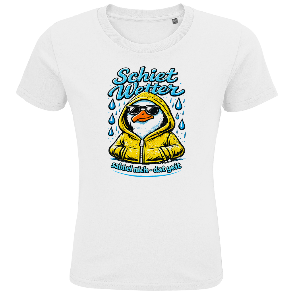 T-Shirt Kinder "Schietwetter" #528 - beidseitiger Druck