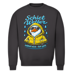 Sweatshirt Herren "Schietwetter" #528 - einseitiger Druck