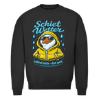 Sweatshirt Herren "Schietwetter" #528 - einseitiger Druck