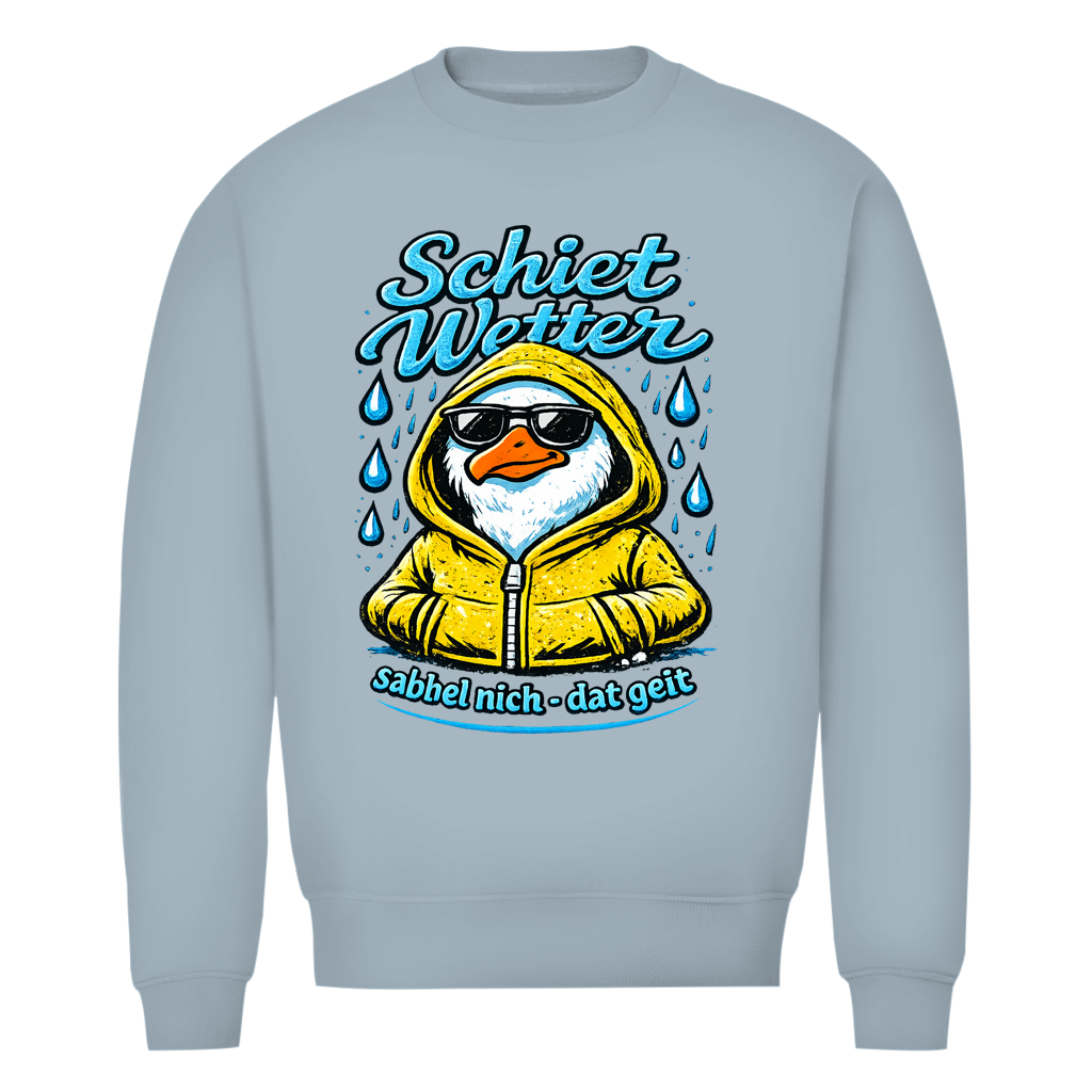 Sweatshirt Herren "Schietwetter" #528 - einseitiger Druck
