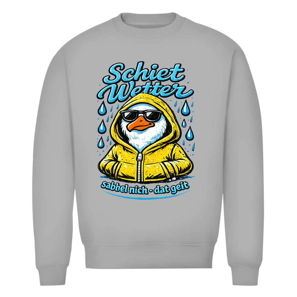 Sweatshirt Herren "Schietwetter" #528 - einseitiger Druck