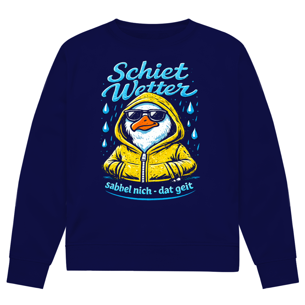 Sweatshirt Herren "Schietwetter" #528 - einseitiger Druck