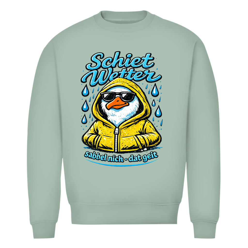 Sweatshirt Herren "Schietwetter" #528 - einseitiger Druck