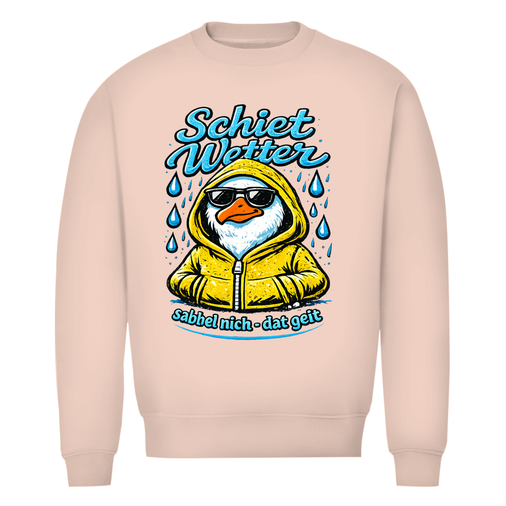 Sweatshirt Herren "Schietwetter" #528 - einseitiger Druck