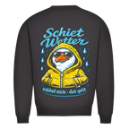 Sweatshirt Herren "Schietwetter" #528 - beidseitiger Druck