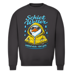 Sweatshirt Herren "Schietwetter" #528 - beidseitiger Druck