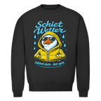 Sweatshirt Herren "Schietwetter" #528 - beidseitiger Druck