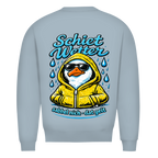 Sweatshirt Herren "Schietwetter" #528 - beidseitiger Druck