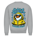 Sweatshirt Herren "Schietwetter" #528 - beidseitiger Druck