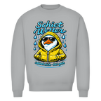 Sweatshirt Herren "Schietwetter" #528 - beidseitiger Druck