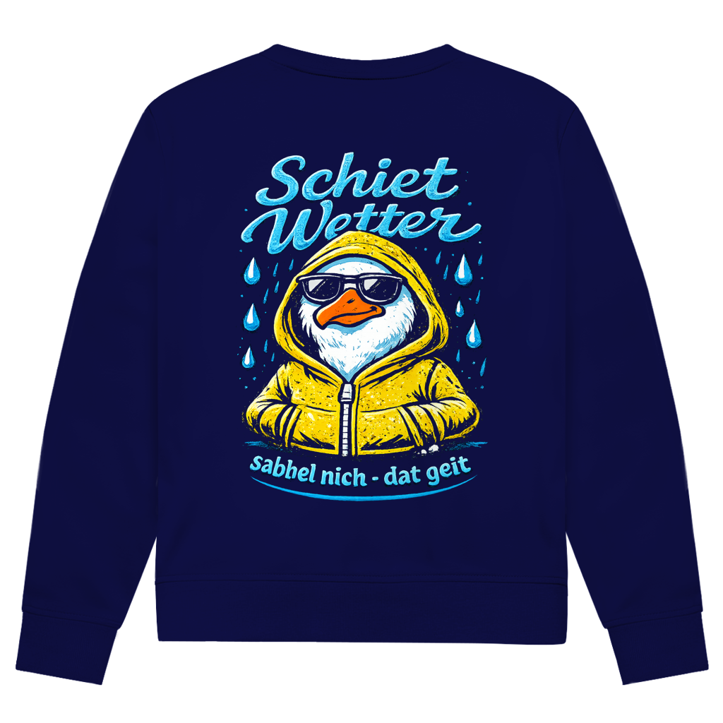 Sweatshirt Herren "Schietwetter" #528 - beidseitiger Druck