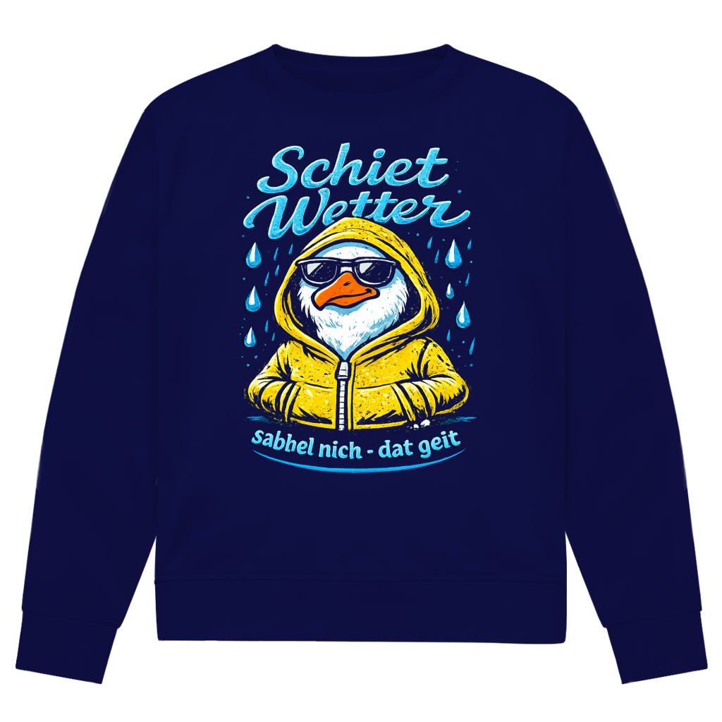 Sweatshirt Herren "Schietwetter" #528 - beidseitiger Druck
