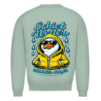 Sweatshirt Herren "Schietwetter" #528 - beidseitiger Druck