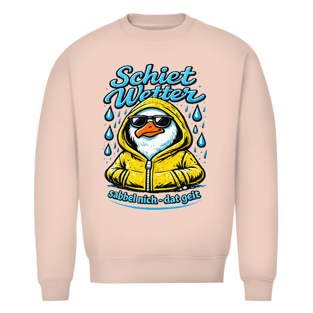 Sweatshirt Herren "Schietwetter" #528 - beidseitiger Druck