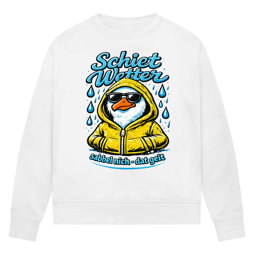 Sweatshirt Damen "Schietwetter" #528
