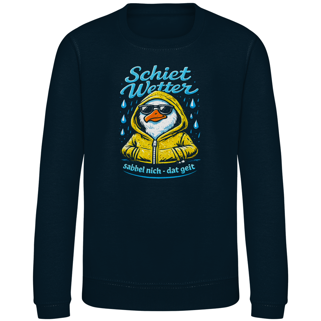 Sweatshirt Kinder "Schietwetter" #528
