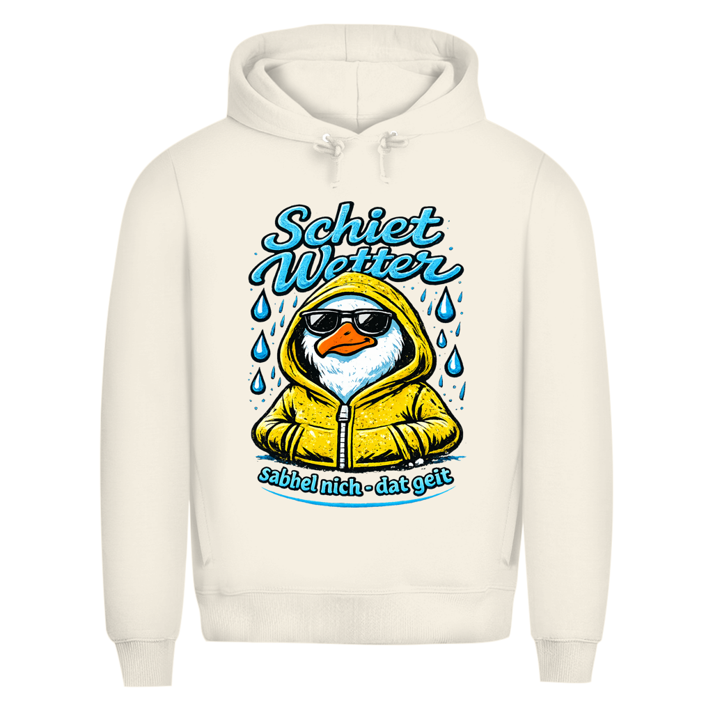 Hoodie Herren  "Schietwetter" #528 - einseitiger Druck