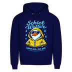 Hoodie Herren  "Schietwetter" #528 - einseitiger Druck